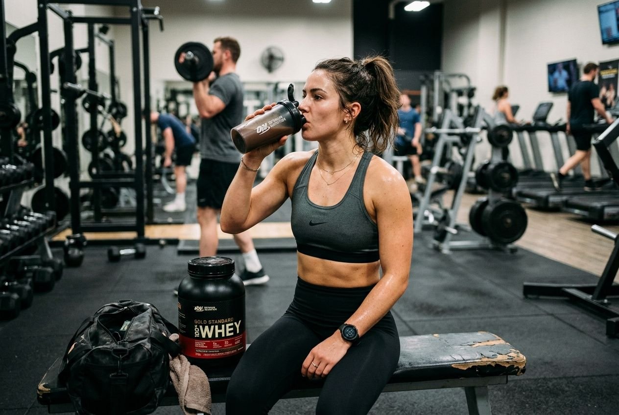 Shake protéiné post-entraînement pour la perte de poids sportive