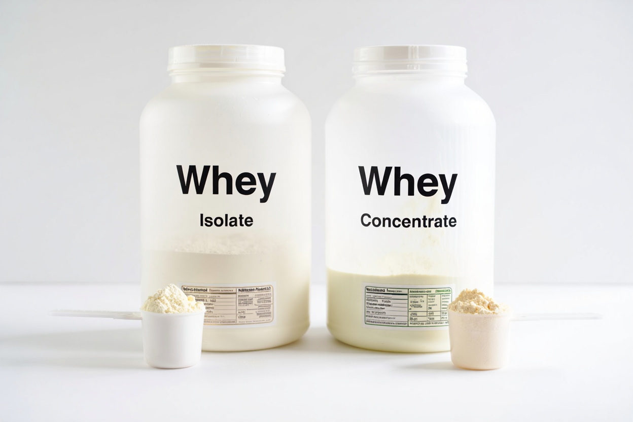 Différence isolat et concentré whey : guide pour faire le bon choix