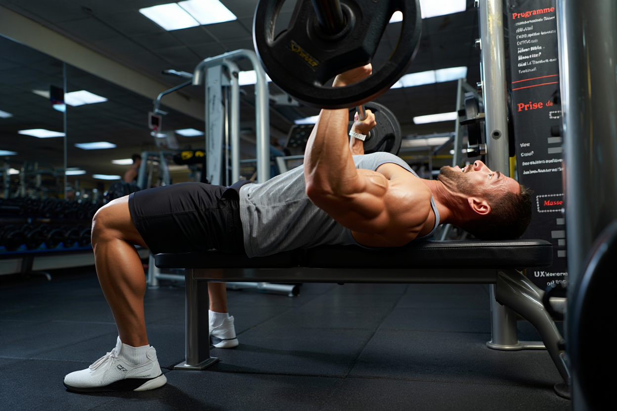 Programme musculation prise de masse débutant efficace