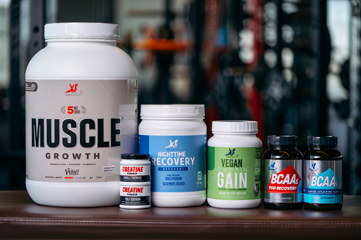 Mejores suplementos para ganar masa muscular: creatina y más