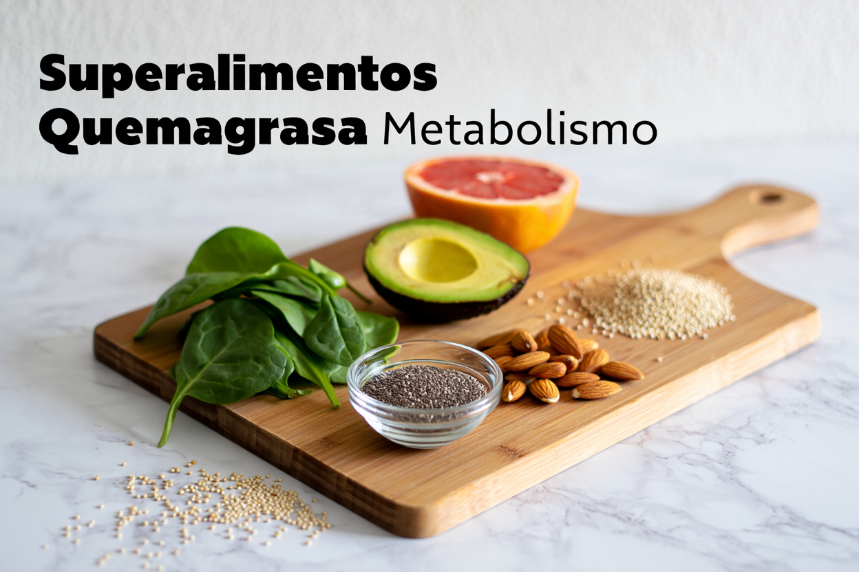 10 Alimentos que aceleran el metabolismo y queman grasas