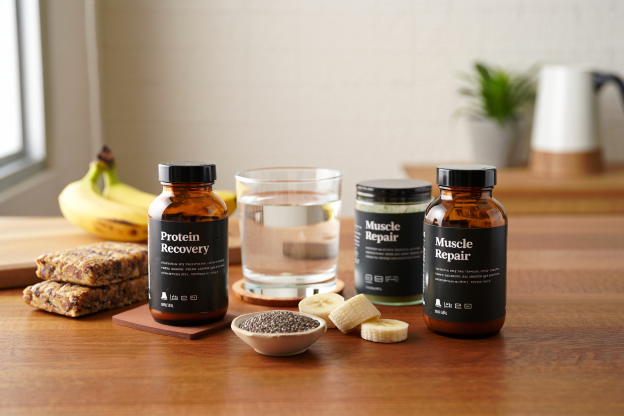 Integratori per il recupero muscolare naturali: guida completa