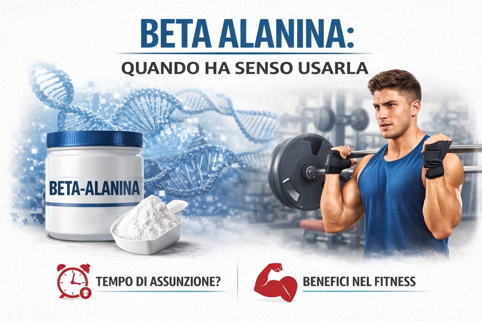 Beta alanina: quando ha senso usarla