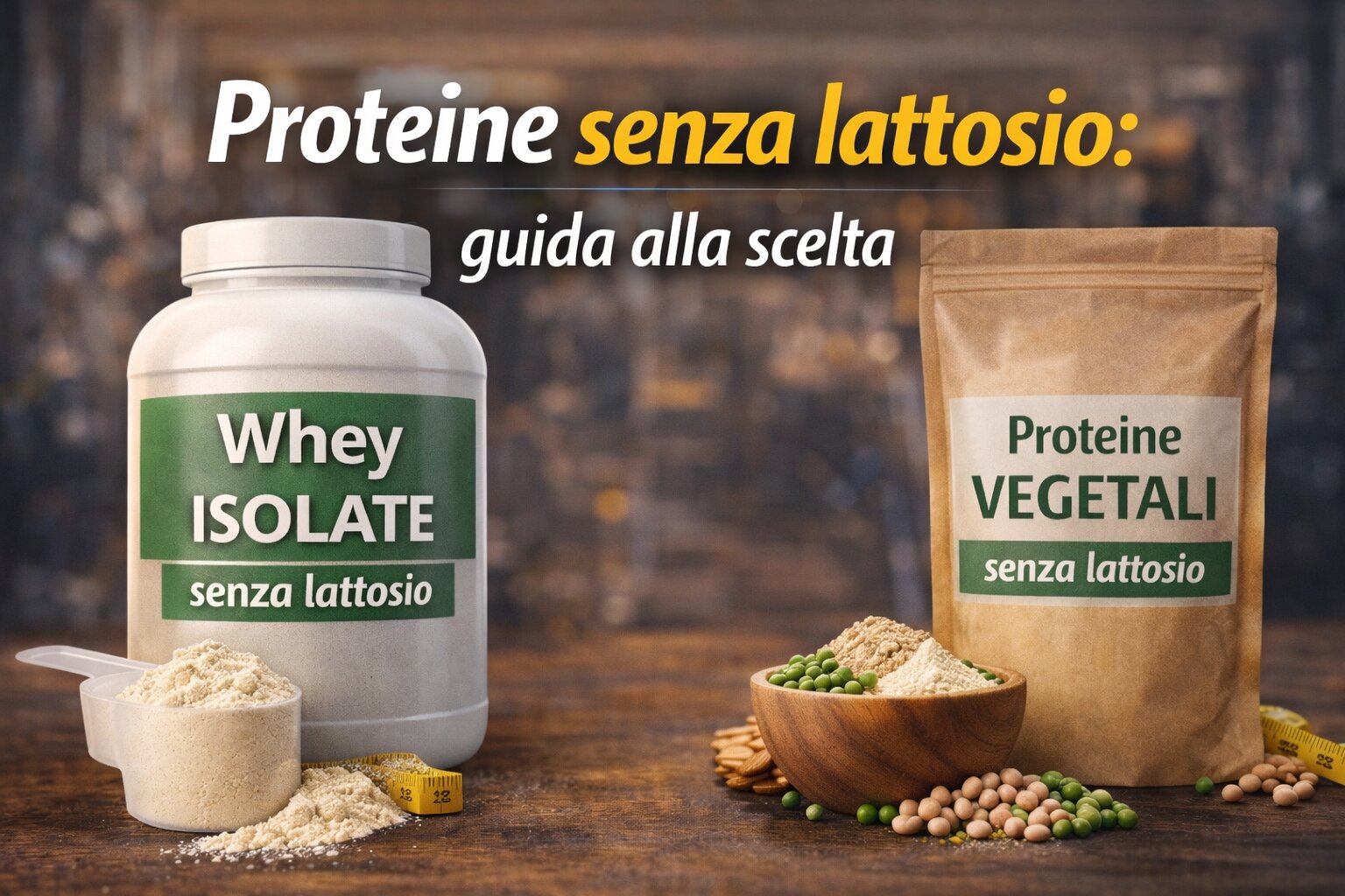 Proteine senza lattosio: guida alla scelta