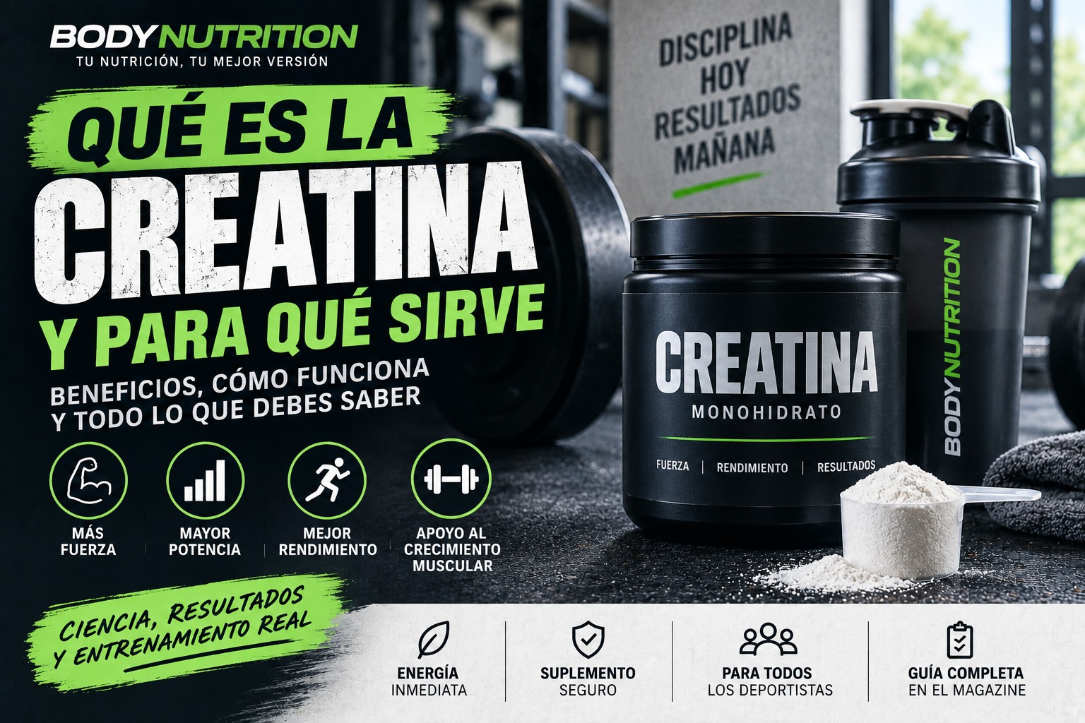 Qué es la creatina y para qué sirve: beneficios y cómo funciona