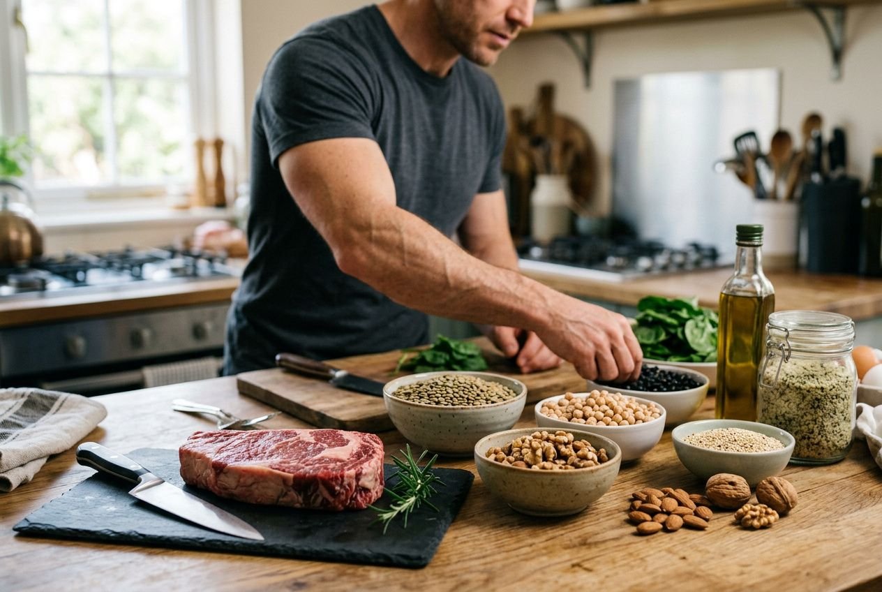Proteína vegetal o animal para aumentar masa muscular