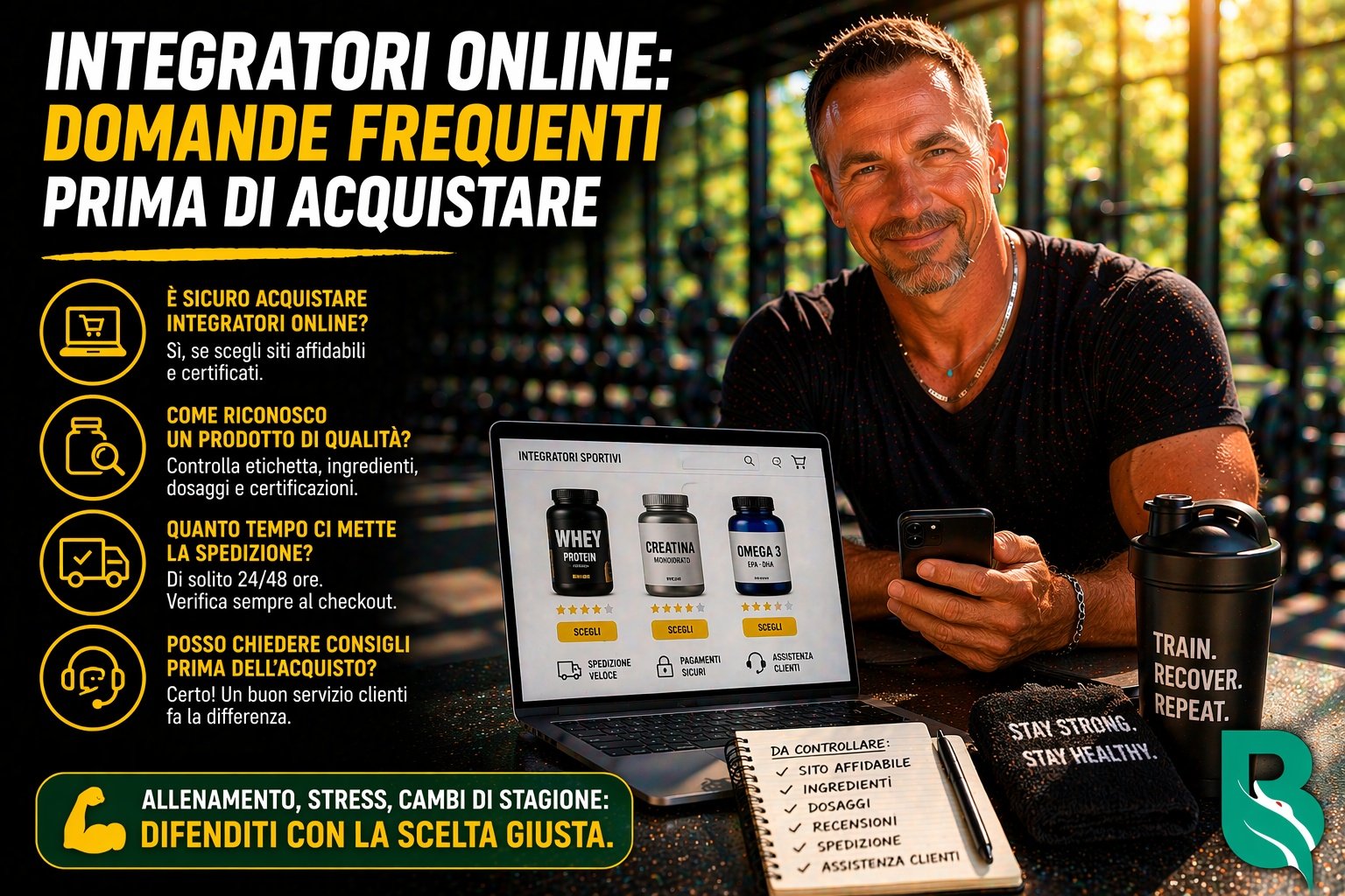 Integratori online: domande frequenti prima di acquistare