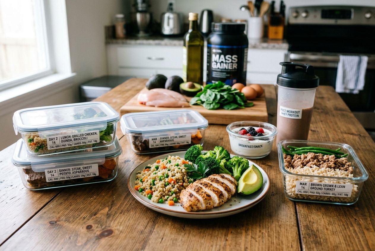 7-Day nutrition plan for muscle gain: the ultimate meal guide