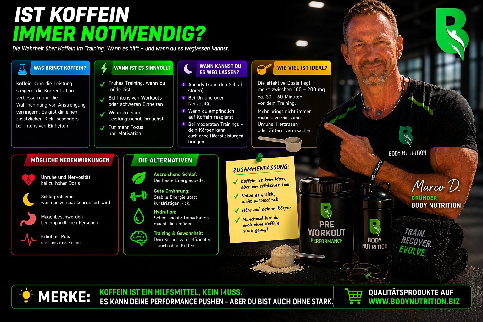 Ist koffein immer notwendig?