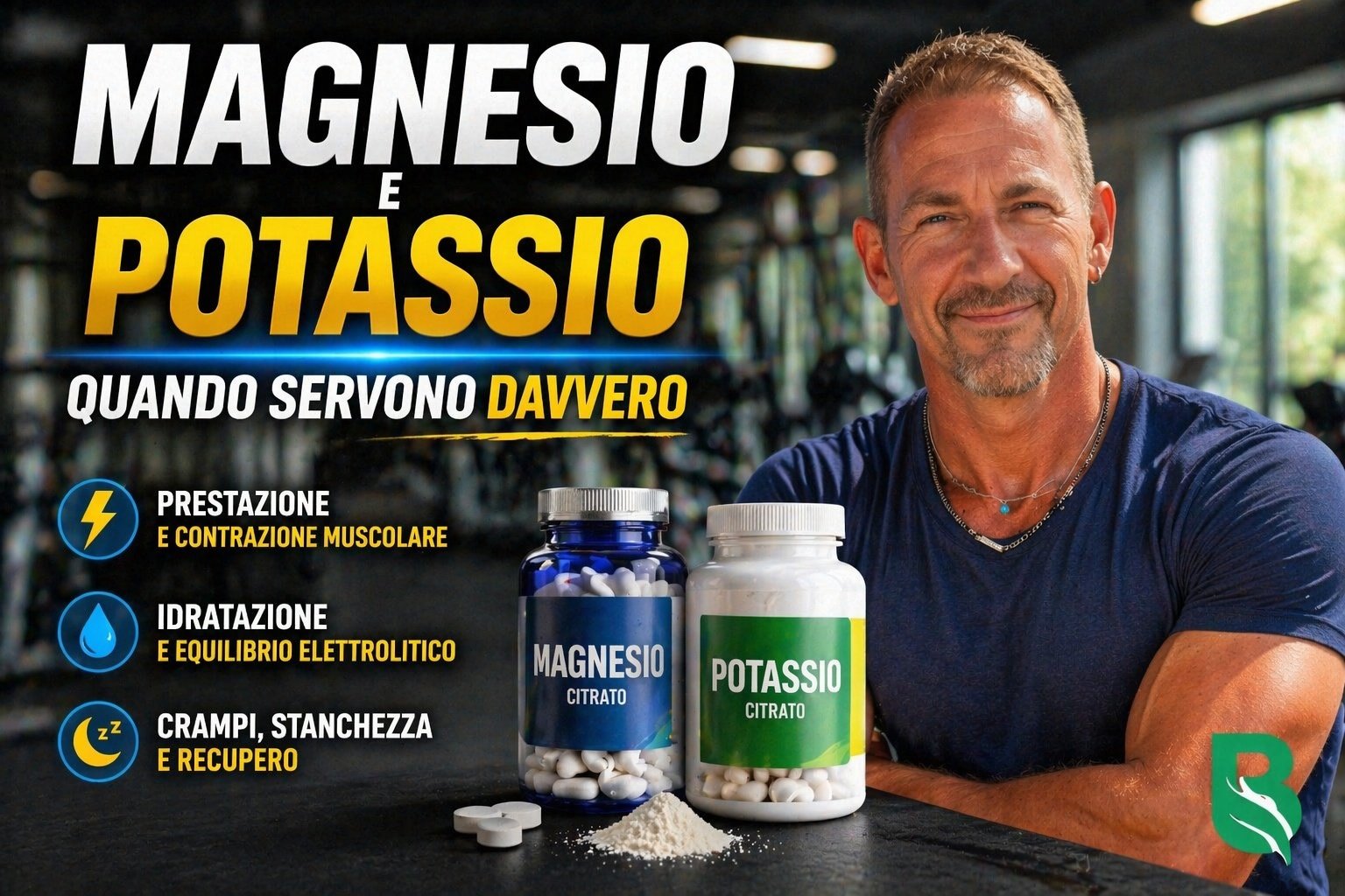 Magnesio e potassio: quando servono davvero