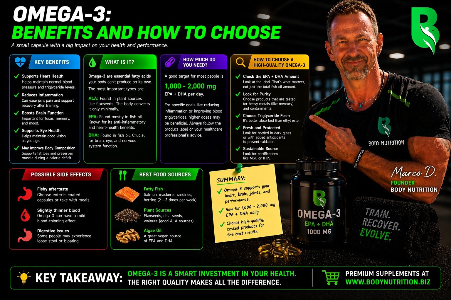 Omega 3: benefits and how to choose