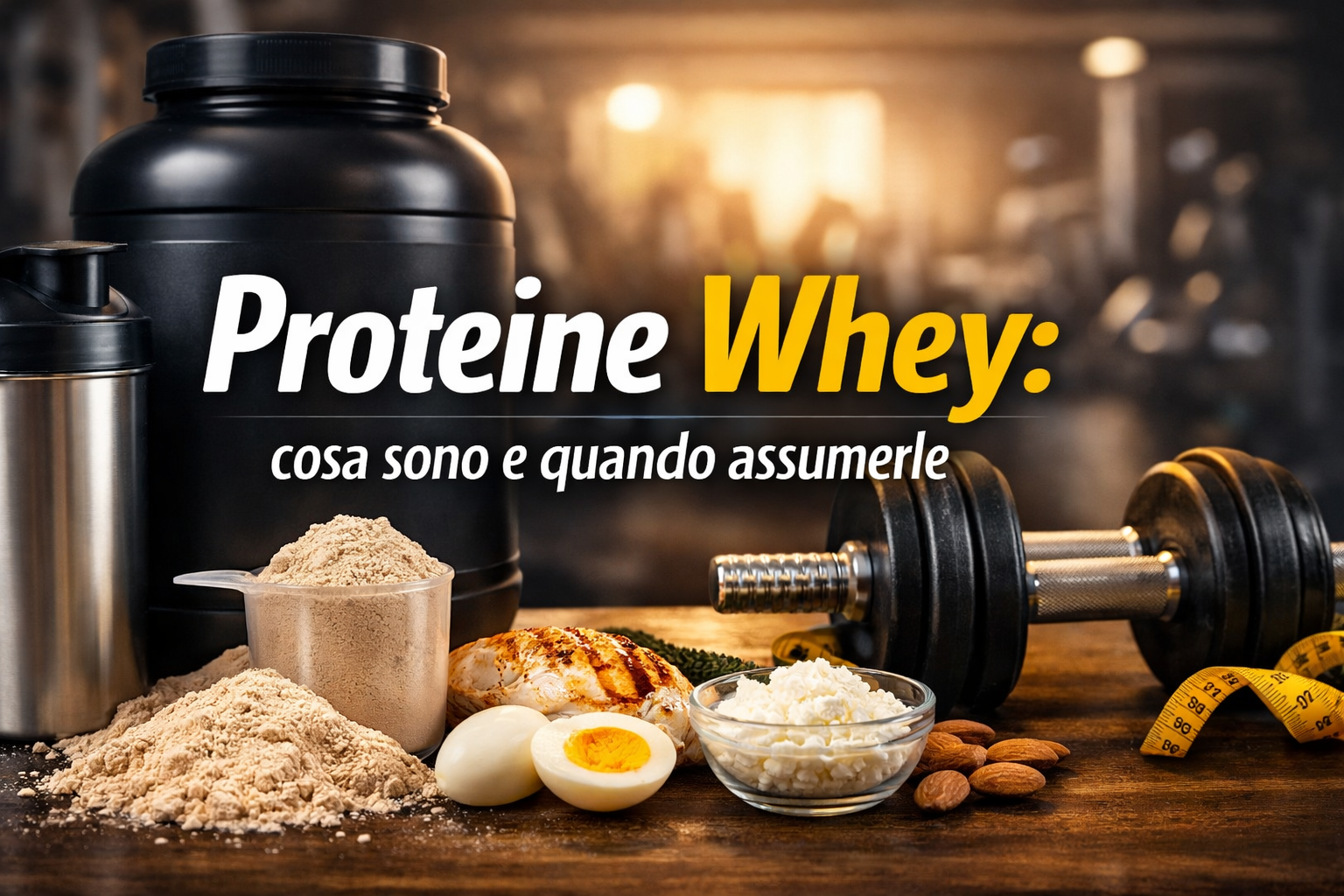 Proteine whey cosa sono e quando assumerle