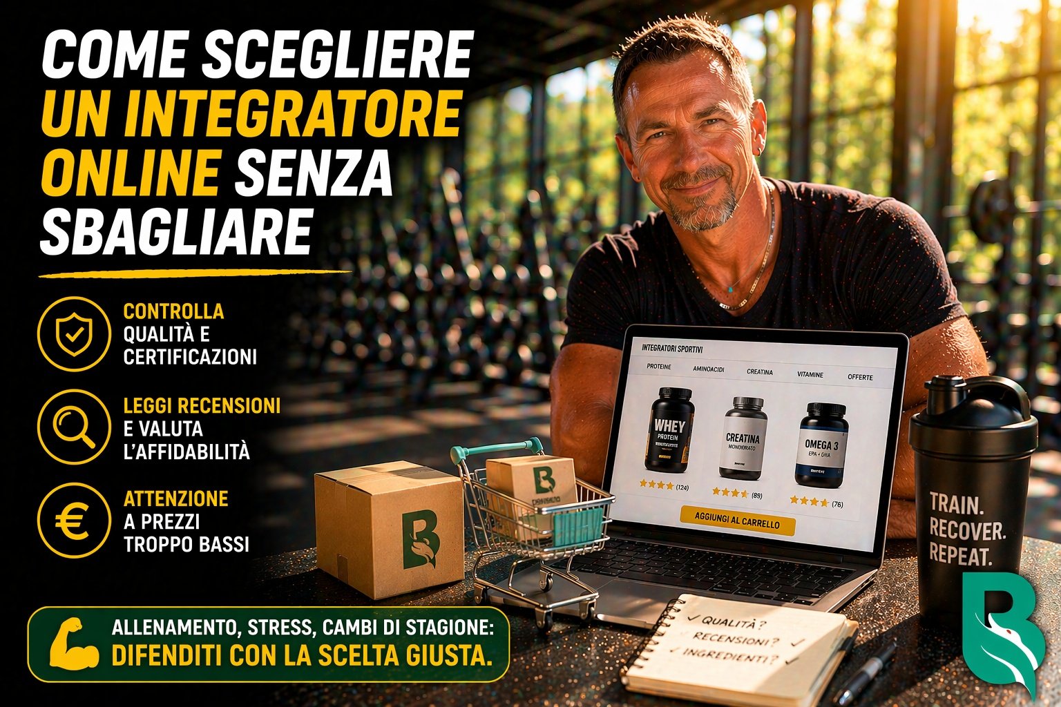 Come scegliere un integratore online senza sbagliare