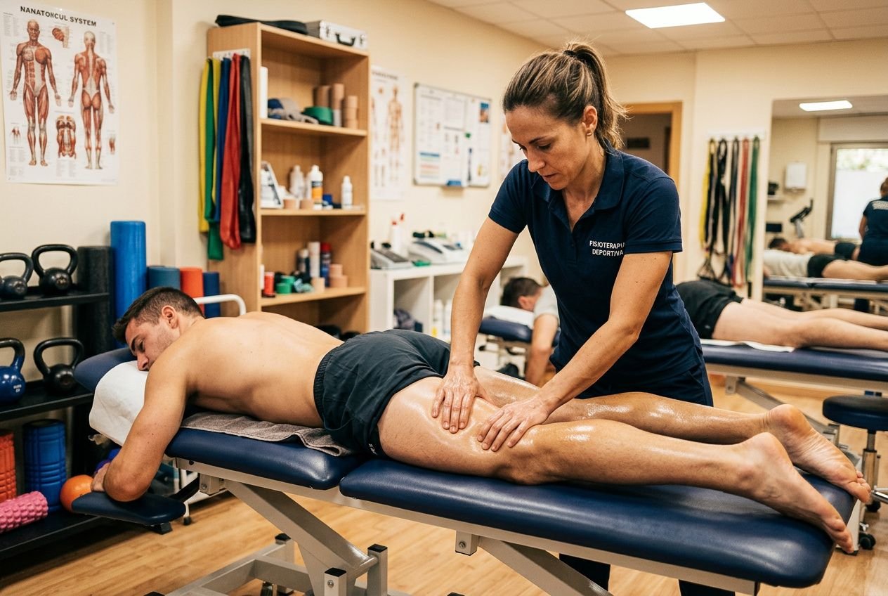 Descarga muscular en fisioterapia: beneficios para el deportista